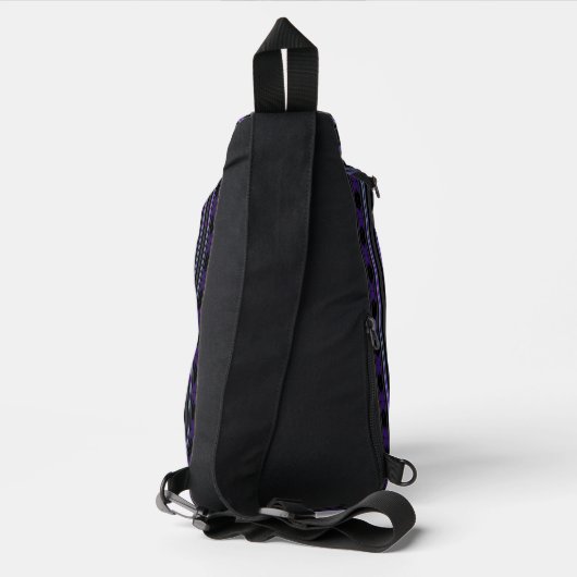 sac à dos imprimé violet w3 (Verso)