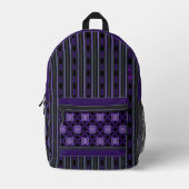 Sac À Dos Imprimé violet w3 (Recto)