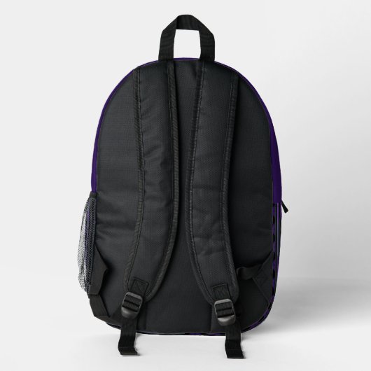 Sac À Dos Imprimé violet w3 (Verso)