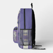 Sac À Dos Imprimé violettes dans un bocal de lune (Droite)