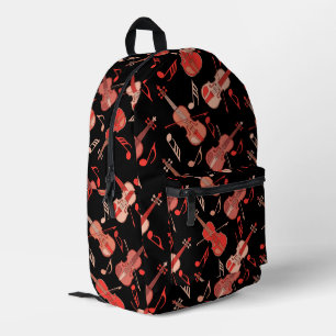 Sac À Dos Imprimé Violon coloré
