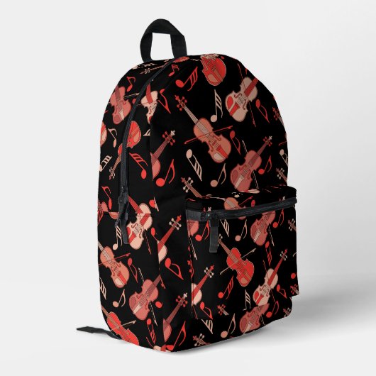 Sac À Dos Imprimé Violon coloré (Coin arrière gauche)