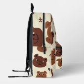 Sac À Dos Imprimé Visage drôle d'ours (Gauche)