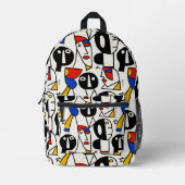 Sac À Dos Imprimé Visages stupides (Recto)