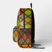 Sac À Dos Imprimé Vitrail losange (Droite)