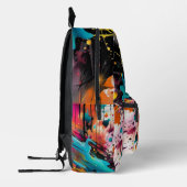 Sac À Dos Imprimé Vivid Chaos Splash Graffiti (Gauche)
