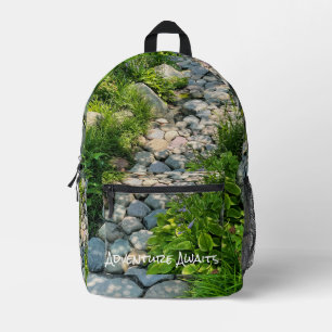 Sac À Dos Imprimé Voie de pierre de l'image de la forêt pacifique ap