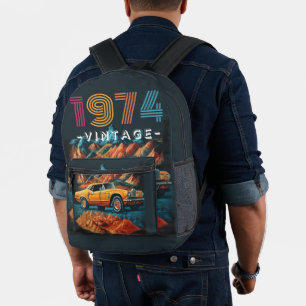 Sac À Dos Imprimé Voiture cool vintage 1974