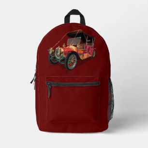Sac À Dos Imprimé Voiture Vintage
