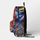 Sac À Dos Imprimé Vortex couleur dynamique (Droite)