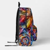 Sac À Dos Imprimé Vortex couleur dynamique (Gauche)