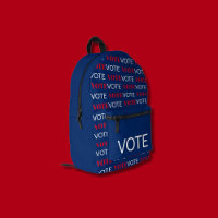 Voter Motif Rouge Blanc et Bleu