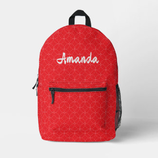 Sac À Dos Imprimé Votre nom Motif traditionnel japonais cool Shippo