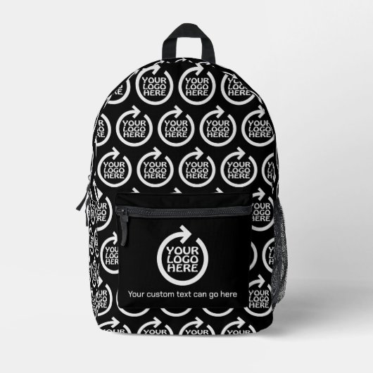 Sac À Dos Imprimé Votre propre logo professionnel Motif personnalisé (Recto)