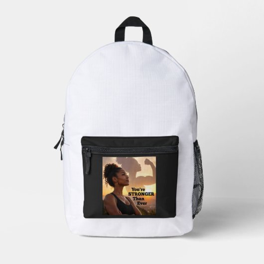Sac À Dos Imprimé Vous êtes plus fort que jamais (Recto)