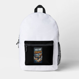 Sac À Dos Imprimé Vous êtes plus fort que jamais