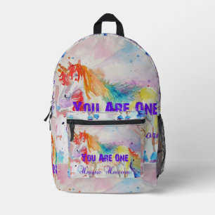 Sac À Dos Imprimé Vous Êtes Une Unicorne Unique ! Cartes postales fi