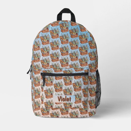 Sac À Dos Imprimé Voyage (Recto)