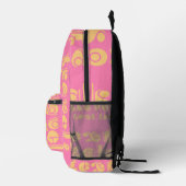 Sac À Dos Imprimé Voyage de texte (Droite)