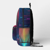 Sac À Dos Imprimé Voyage en goutte arc-en-ciel (Droite)