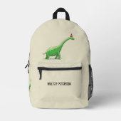 Sac À Dos Imprimé Walter le Dinosaure (Recto)