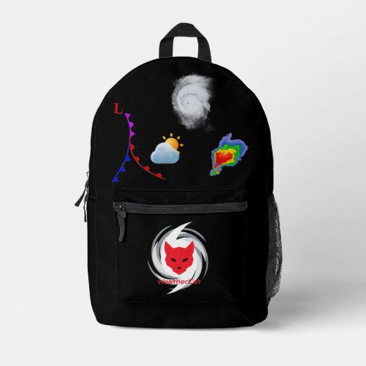 Sac À Dos Imprimé Weather Backpack (Recto)