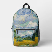 Sac À Dos Imprimé Wheat Field with Cypresses Van Gough Backpack (Recto)