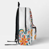 Sac À Dos Imprimé Whimsical Floral Swirl Backpack (Gauche)