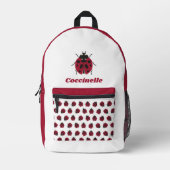 Sac À Dos Imprimé White Beetle (Recto)