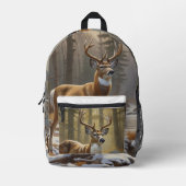 Sac À Dos Imprimé Whitetail Buck (Recto)