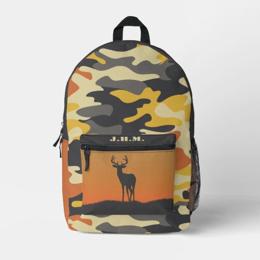 Sac À Dos Imprimé Whitetail Deer et Camo (Recto)