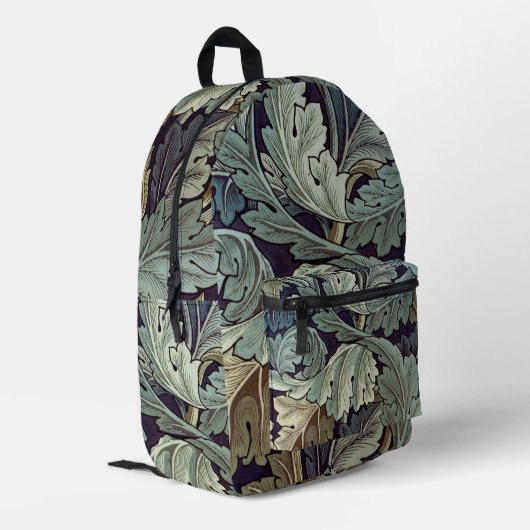 Sac À Dos Imprimé William Morris Acanthus Feuilles (Coin arrière gauche)
