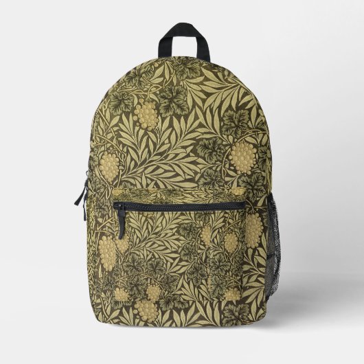 Sac À Dos Imprimé William Morris Design no 12 (Recto)