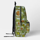 Sac À Dos Imprimé William Morris Design no 5 (Gauche)
