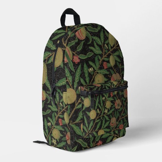 Sac À Dos Imprimé William Morris grenade classique fruits (Coin arrière gauche)