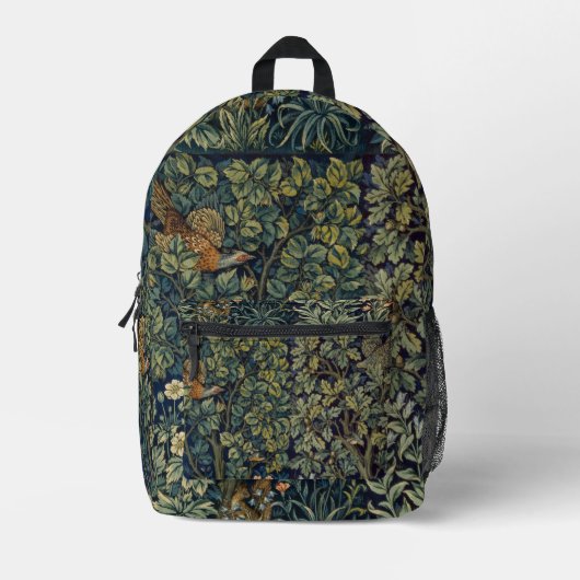 Sac À Dos Imprimé William Morris Pheasier Bois Bois (Recto)