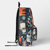 Sac À Dos Imprimé Winter Wonderland Animal Backpack (Gauche)