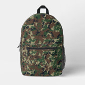 Sac À Dos Imprimé Woodland Forest Military Camouflage  (Recto)