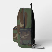 Sac À Dos Imprimé Woodland Military Camouflage Pattern (Droite)