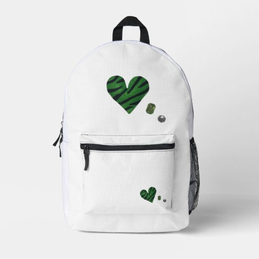 Sac À Dos Imprimé Zebra-heart (Recto)