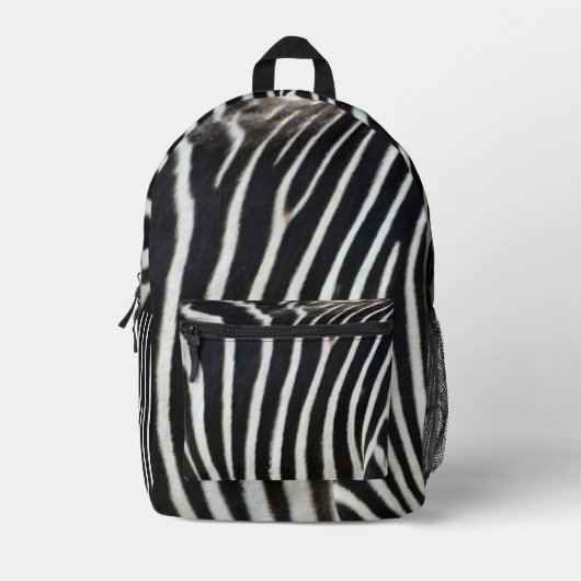 Sac À Dos Imprimé Zèbre (Recto)