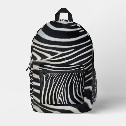 Sac À Dos Imprimé Zèbre (Recto)