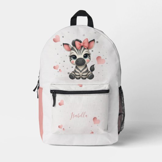 Sac À Dos Imprimé Zèbre adorable petit (Recto)