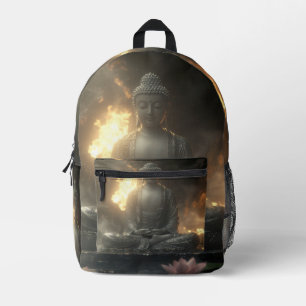 SAC À DOS IMPRIMÉ ZEN - BOUDDHISME - MÉDITATION