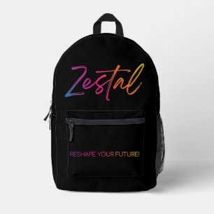 Sac À Dos Imprimé Zestal - Refaçonnez votre avenir !