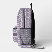 Sac À Dos Imprimé Zigzag fleuri (Droite)