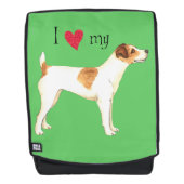 Sac À Dos J'aime mon Jack Russell Terrier (Devant)