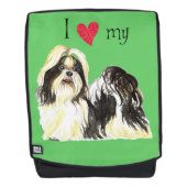 Sac À Dos J'aime mon Shih Tzu (Devant)