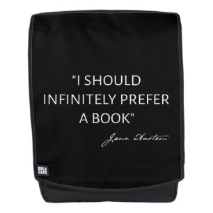 Sac À Dos Je devrais infiniment préférer un livre - Jane Aus