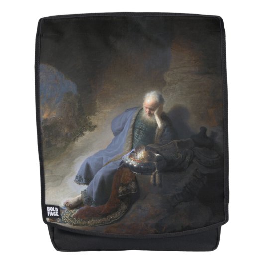 Sac À Dos Jeremiah Destruction Jérusalem Bible Rembrandt (Devant)